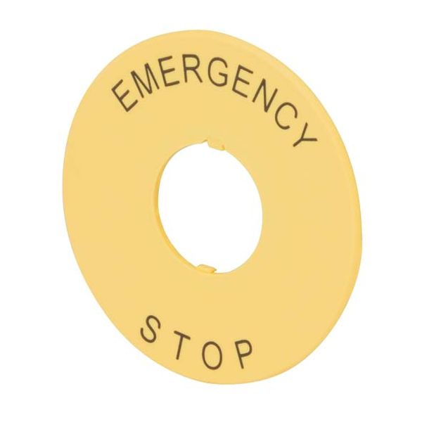 PALTE - MASHROOM-HEAD EMERGENCY BUTTON - ROUND - YELLOW image 2