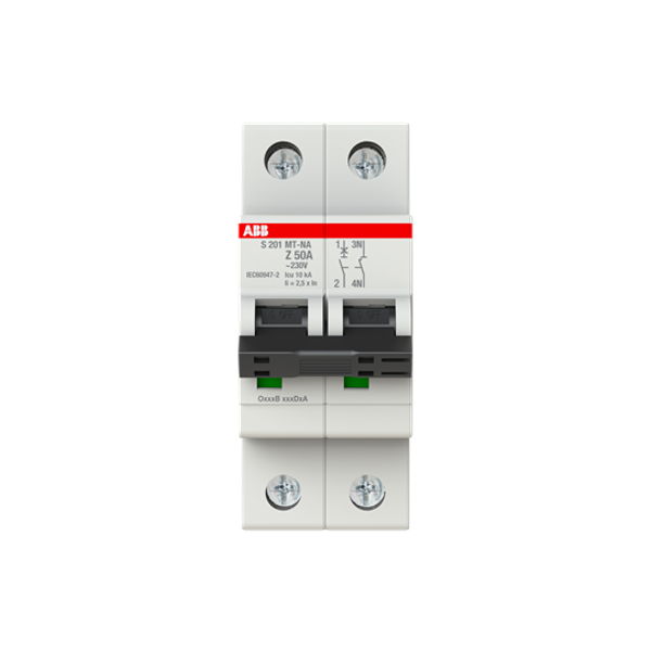 S201MT-Z50NA Miniature Circuit Breakers MCBs - 1+NP - Z - 50 A image 5