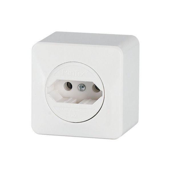 Socket outlet 1-position, with EURO2 adapter, with plug-in units, without input wiring image 5