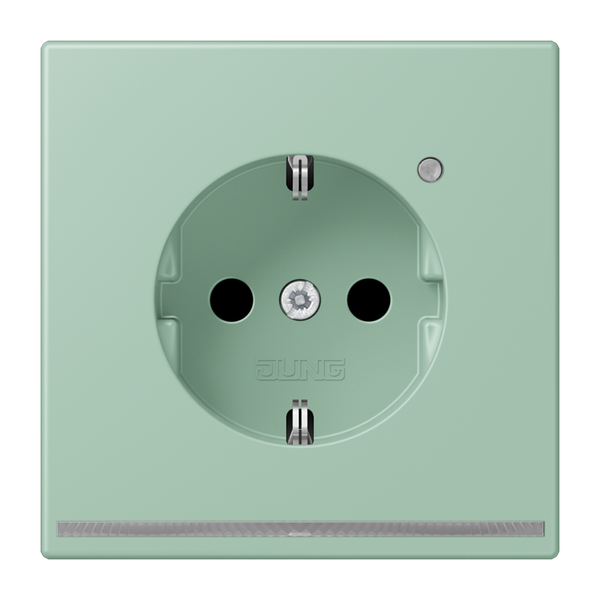 SCHUKO socket with LED pilot light LC320 LC1520-OLNW217 image 1