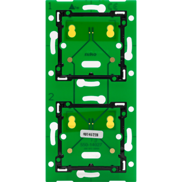 Double vertical wall-mounted printed circuit board for Niko Home Contr image 1