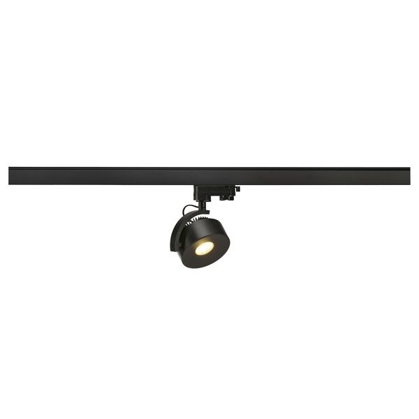 KALU TRACK LEDDISK lamp head, 3000K, 3P.-adapter, black image 1