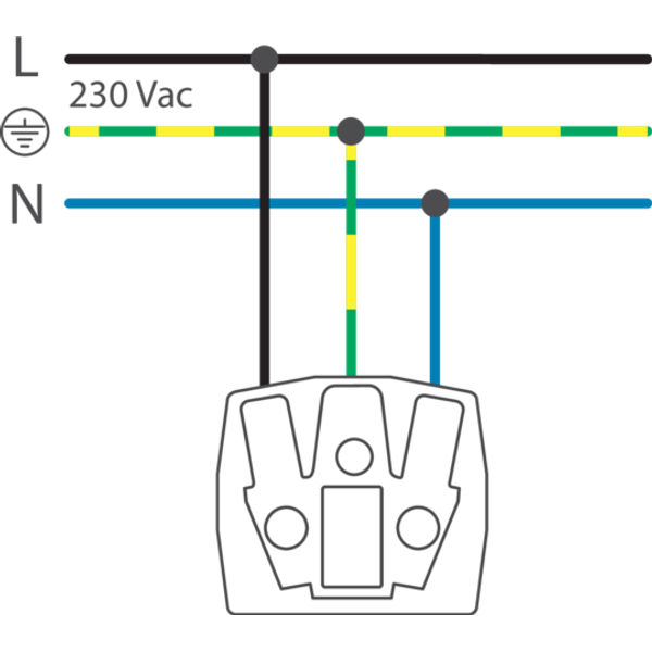 Splashproof garden post with spike for a single Niko Hydro function, b image 2