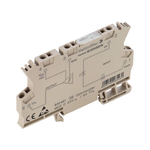 Solid-state relay, 24 V UC ±20 %, 5...48 V DC, 20 mA, Tension-clamp co image 2