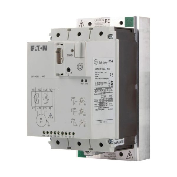 Soft starter, 100 A, 200 - 480 V AC, 24 V DC, Frame size: FS3, Communication Interfaces: SmartWire-DT image 5