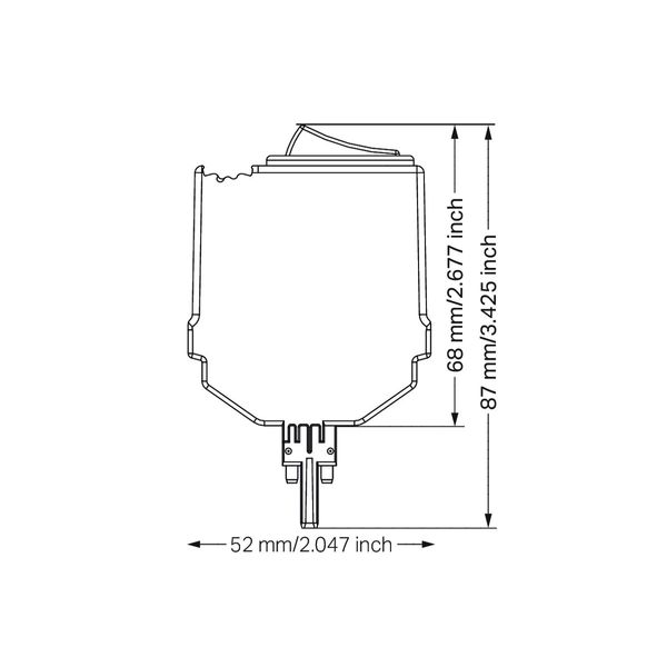 Switching module with momentary switch Switching voltage: 250 VAC tran image 5