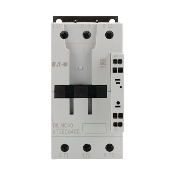 Contactor, 3 pole, 380 V 400 V 18.5 kW, 24 V 50/60 Hz, AC operation, Spring-loaded terminals image 10