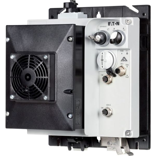 Speed controllers, 8.5 A, 4 kW, Sensor input 4, 180/207 V DC, AS-Interface®, S-7.4 for 31 modules, HAN Q5, with manual override switch, with fan image 17