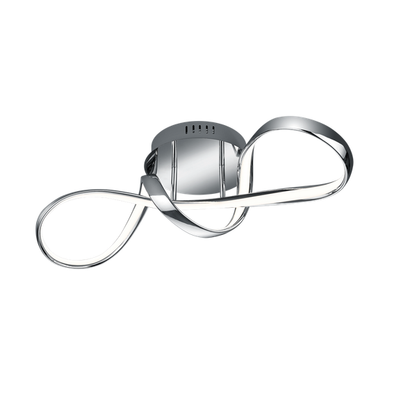 Perugia LED ceiling lamp chrome 4000K image 1