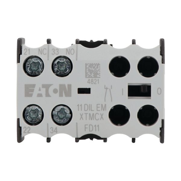 Auxiliary contact module, 1 N/O, 1 NC, Front fixing, Screw terminals, DILE(E)M image 13