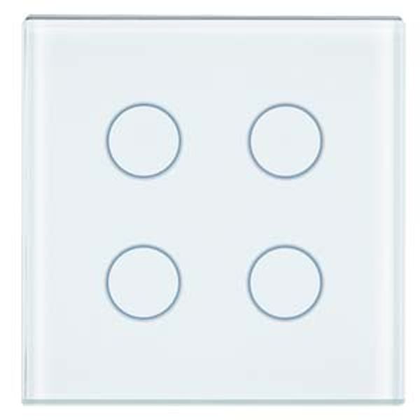 UP 212/11 - KNX Touch sensor cover, double, white image 1