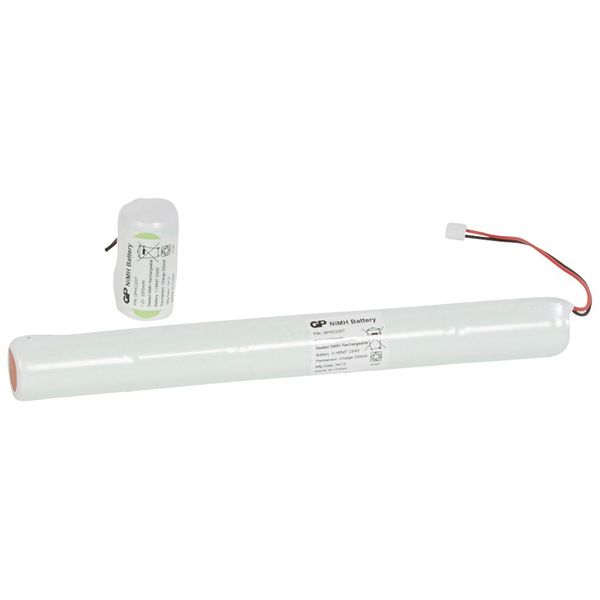 Nickel Cadmium battery - for emergency lighting luminaires - 7.2 V - 2.2 Ah image 1