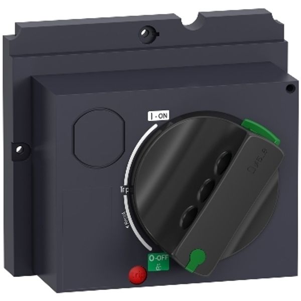 Direct rotary handle, TeSys GV5, black, IP40 image 3