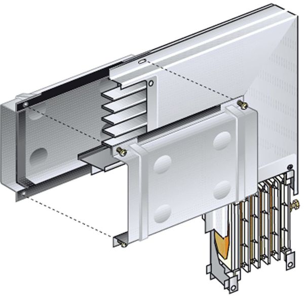 Vertical elbow for prefabricated electrical conduit MR 630A type B image 1