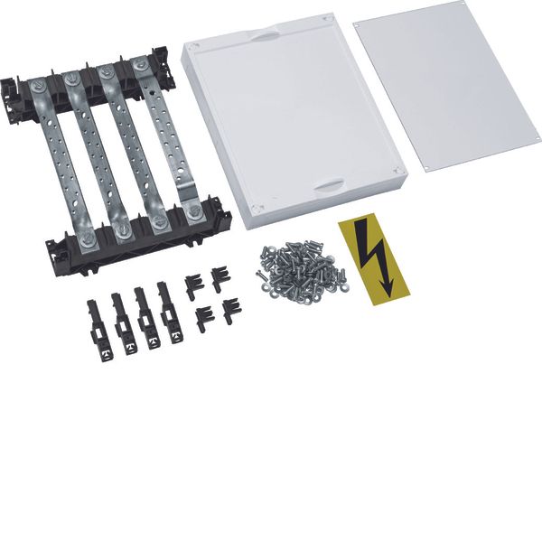 Kit,universN,300x250mm, with busbar 50mm, 4x 25x6mm, vertical image 1