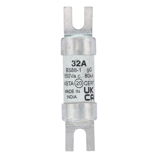 Fuse-link, LV, 32 A, AC 550 V, BS88/A1, 14 x 55 mm, gL/gG, BS image 9