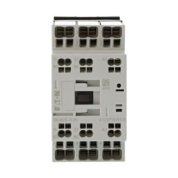 Contactor, 3 pole, 380 V 400 V 11 kW, 1 N/O, 1 NC, 230 V 50/60 Hz, AC operation, Push in terminals image 5