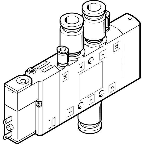 CPE14-M1BH-5LS-QS-6 Air solenoid valve image 1