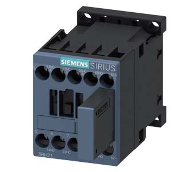 Coupling contactor relay, 3 NO+1 NC, 24 V DC, S00, screw terminal, with varistor image 1