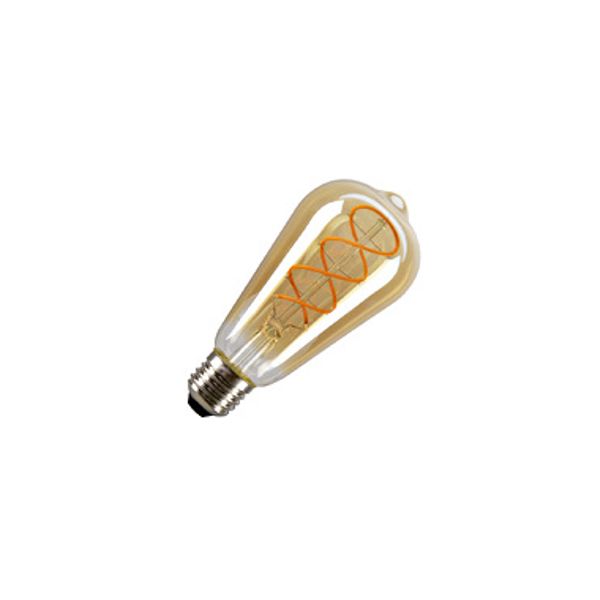 LED ST64  gold E27 4W 1800K image 1