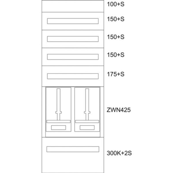 BP-U-3S-KN-600/15-2Z Eaton xEnergy Basic meter cabinet equipped image 1