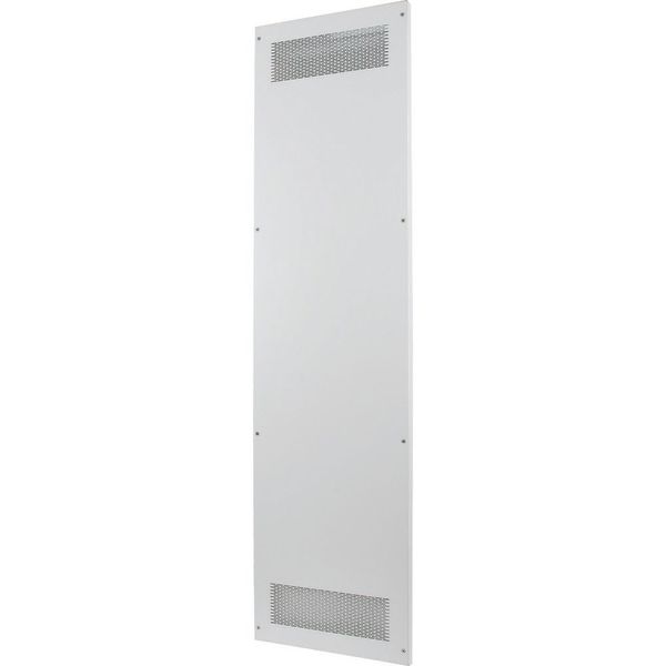 Rear wall ventilated, for HxW = 1600 x 425mm, IP31, grey image 6