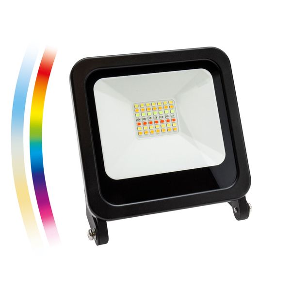 NOCTIS FLOODLIGHT 24W RGBW+CCT+DIMM Wi-Fi/BT 230V IP65 83x104x23mm BLACK Spectrum SMART image 20