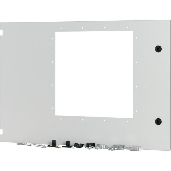 Front door for IZMX40, fixed, HxW=550x800mm, IP55, grey image 2