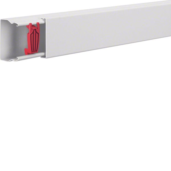 Trunking LFS made of steel 40x60mm in pure white image 1