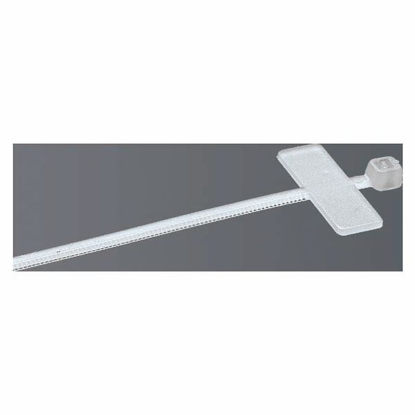 CABLE TIE - WITH IDENTIFICATION TAG - 4,6X200 - COLOURLESS image 2