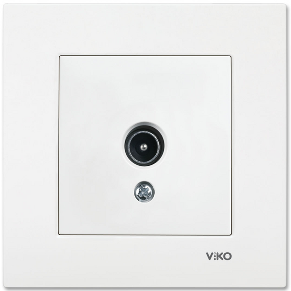 Karre White TV Socket Transitive (8-12-dB) image 1