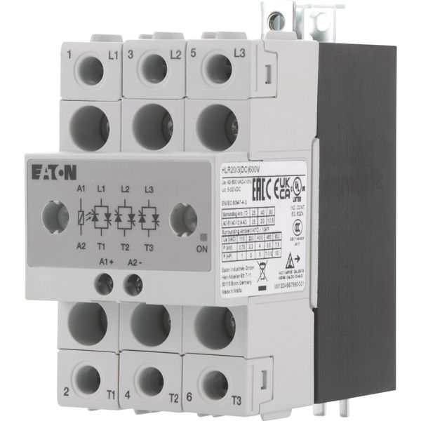 Solid-state relay, 3-phase, 20 A, 42 - 660 V, DC image 11