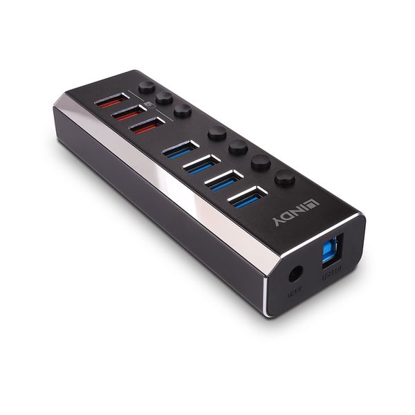 4 Port USB 3.0 Hub with 3 Quick Charge 3.0 Ports Connect up to 4 USB devices and additionally fast charge another 3 USB devices image 2