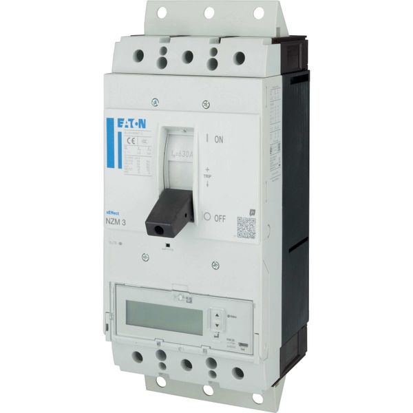 NZM3 PXR25 circuit breaker - integrated energy measurement class 1, 630A, 3p, plug-in technology image 13