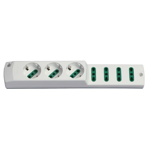 Multi-outlet 3P30+4P17/11 white image 1