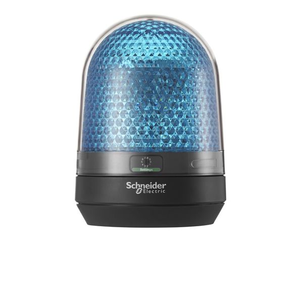 Harmony XVR, Illuminated beacon without buzzer, blue, 100mm, integral LED, 100...230V AC image 1