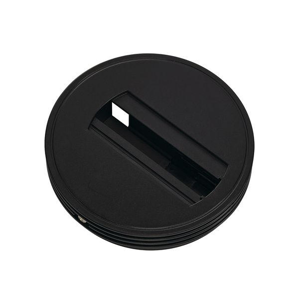 Canopy for 1-circuit adaptor, black image 1