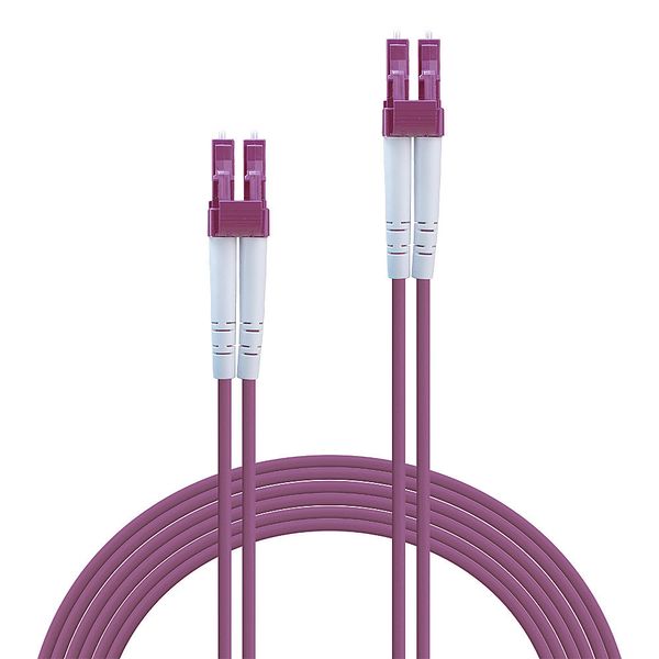 Fibre Optic Cable LC/LC OM4, 15m 50/125µm, Multimode image 2