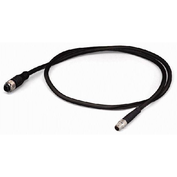 Sensor/Actuator cable M12A socket straight M8 plug straight image 2