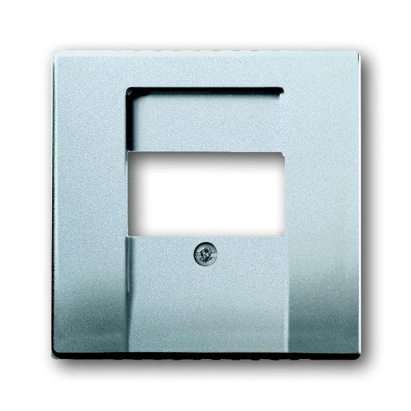 1766-83 CoverPlates (partly incl. Insert) future®, Busch-axcent® Aluminium silver image 1