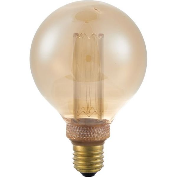 LED E27 Vintage Globe G95x145 230V 100Lm 3.5W 818 AC Gold Dim image 2