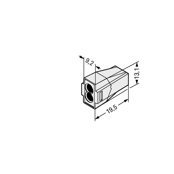 PUSH WIRE® connector for junction boxes for solid and stranded conduct image 3
