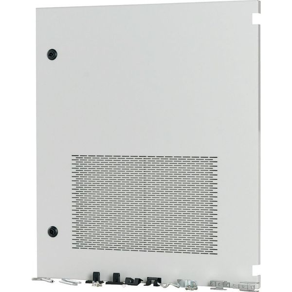 Section wide door, ventilated, right, HxW=700x600mm, IP31, grey image 6