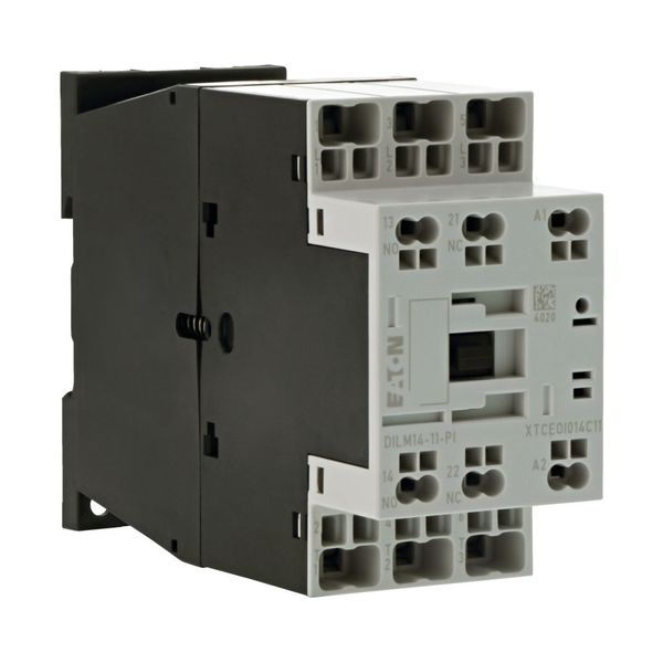 Contactor, 3 pole, 380 V 400 V 6.8 kW, 1 N/O, 1 NC, 220 V 50/60 Hz, AC operation, Push in terminals image 21