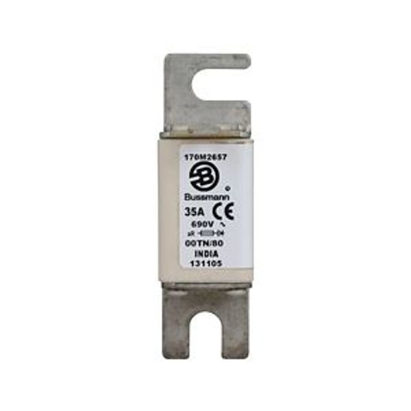 Fuse-link, high speed, 32 A, AC 690 V, DIN 00, 30 x 67 x 100 mm, gR, DIN, IEC, single indicator image 5