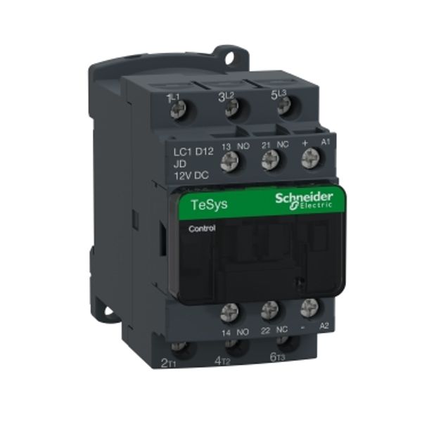 TeSys Deca contactor - 3P(3 NO) - AC-3/AC-3e - = 440 V 12 A - 12 V DC coil image 4