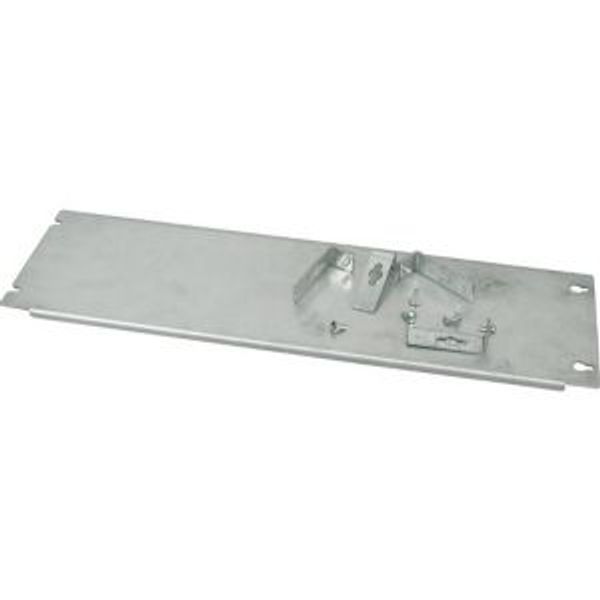 Mounting plate, +mounting kit, vertical, empty, HxW=100x600mm image 4