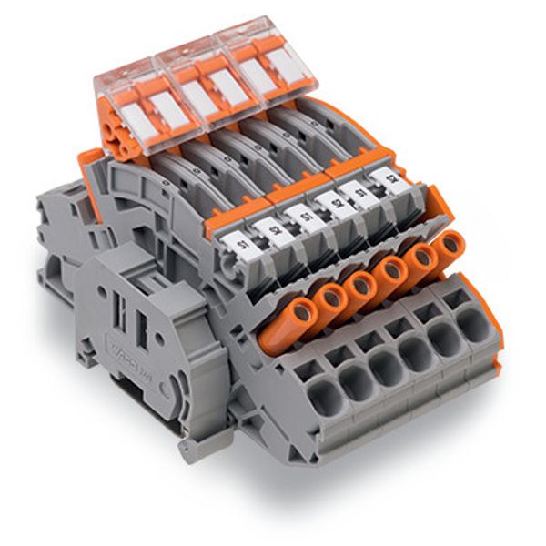 Compact terminal block for current transformer circuit multicoloured image 3