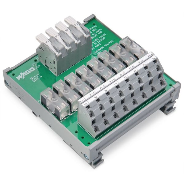 830-800/000-319 Potential distribution module; 2 potentials; with 2 input clamping points each image 2