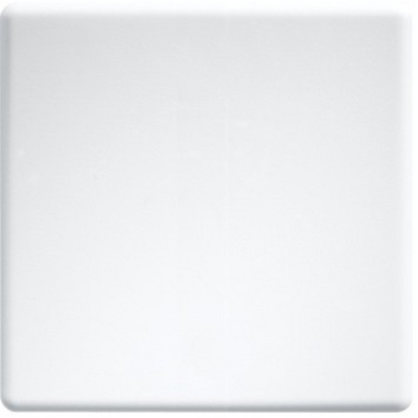 Wireless 2-way pushbutton in E-Design55, pure white glossy image 1